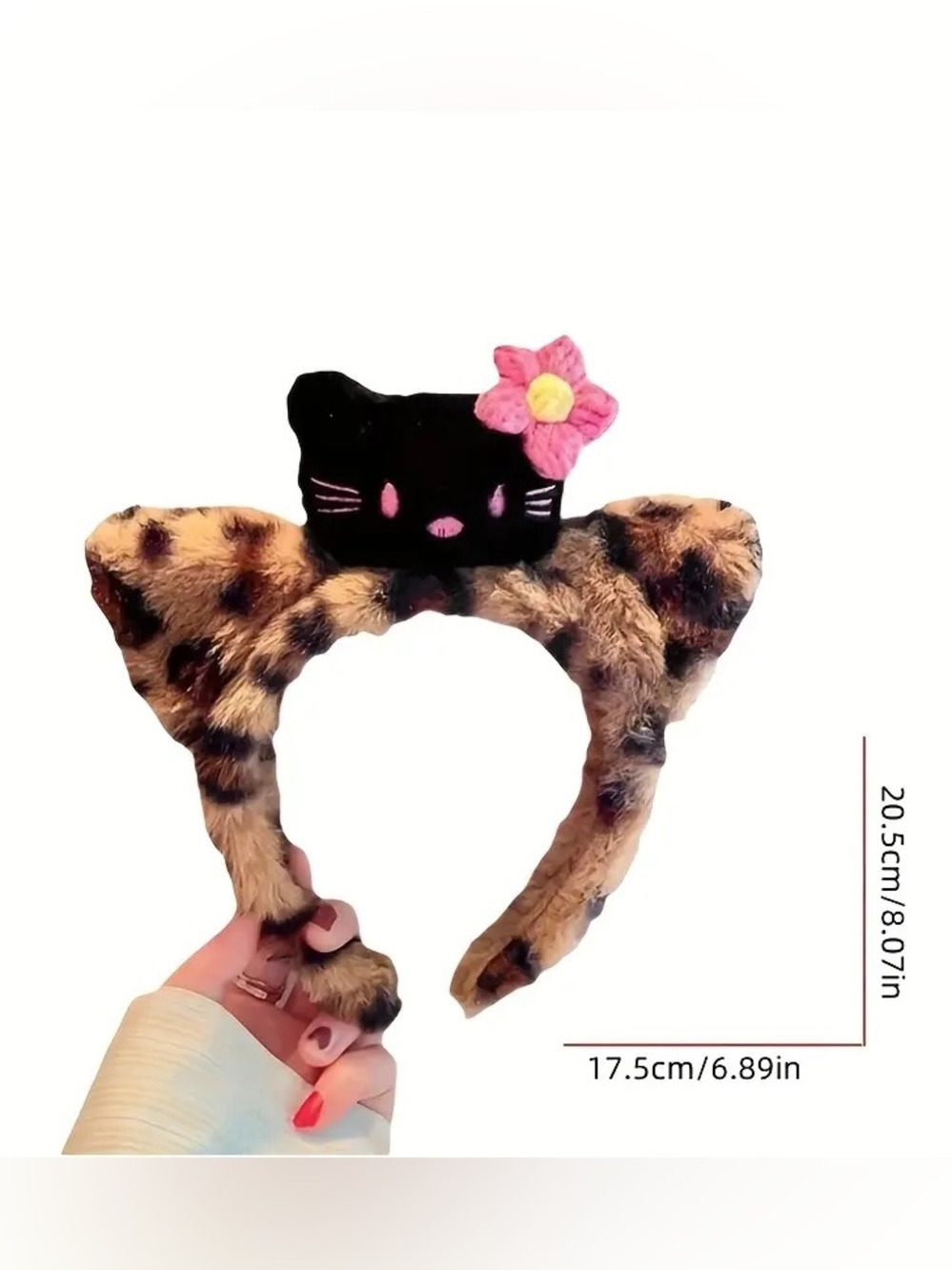 Sassy Kitty Leopard Headband - Picture 2 of 7